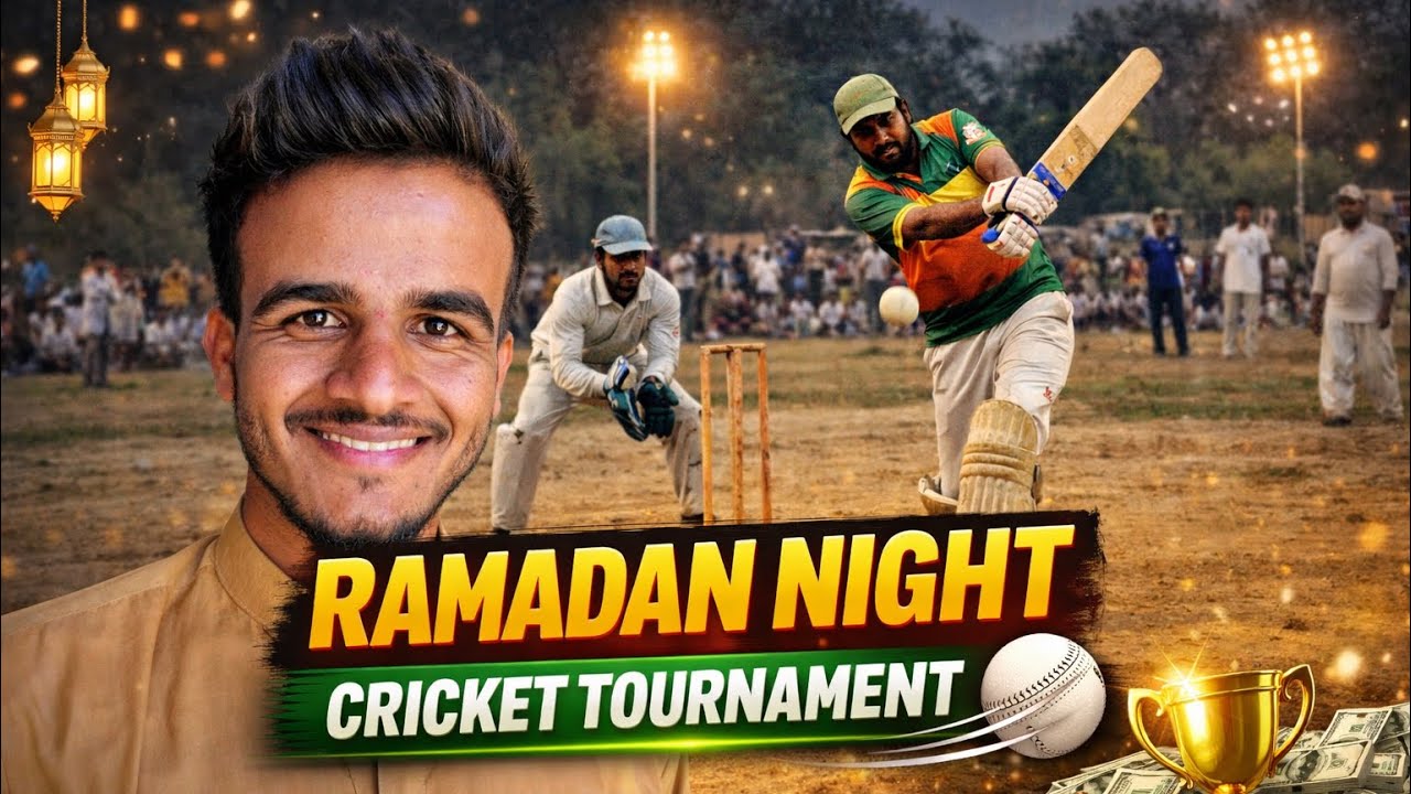 Ramadan Night Cricket Tournament | Crazy Night Match Vlog | Funny Moment | Vlogging With Mashooq 