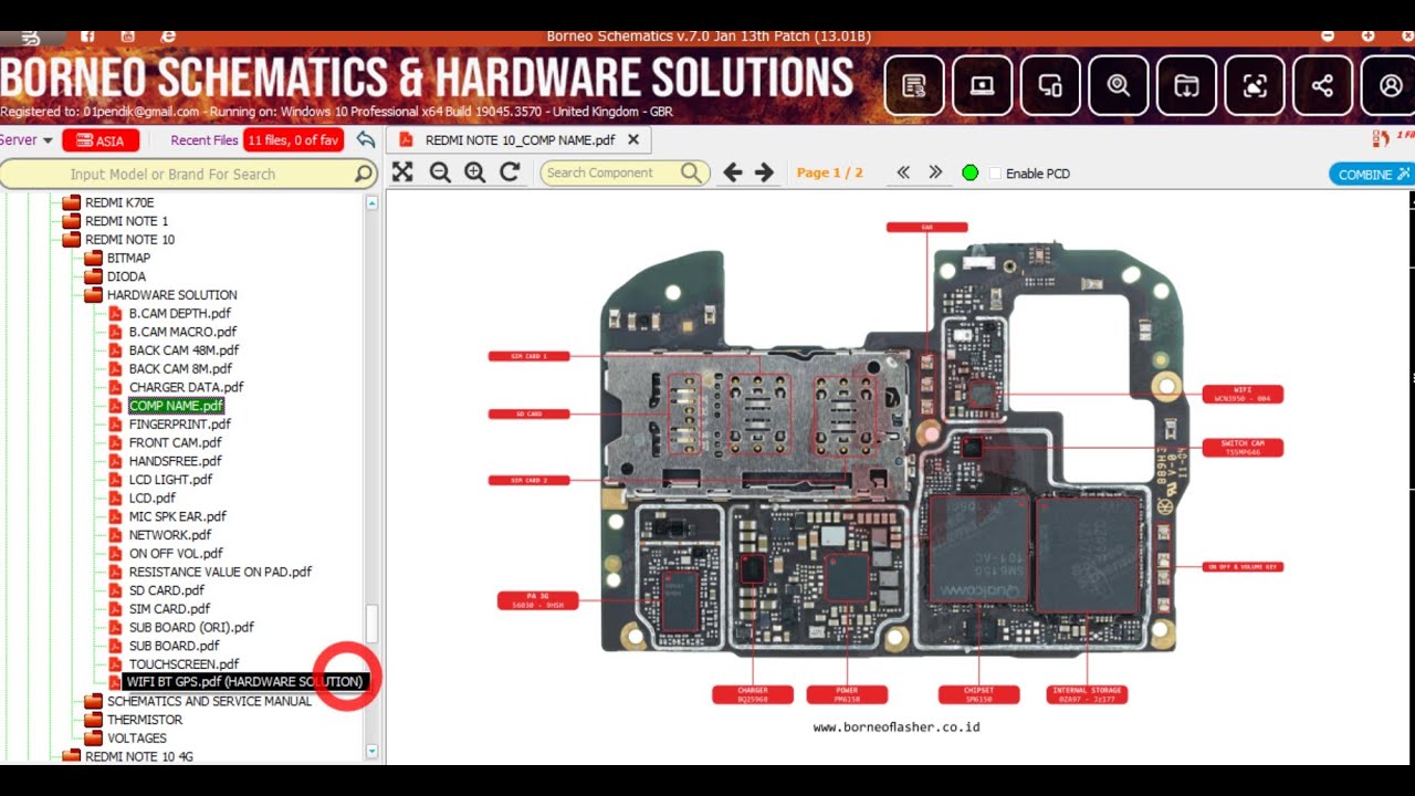 SCHEMATICS Redmi Note 10
