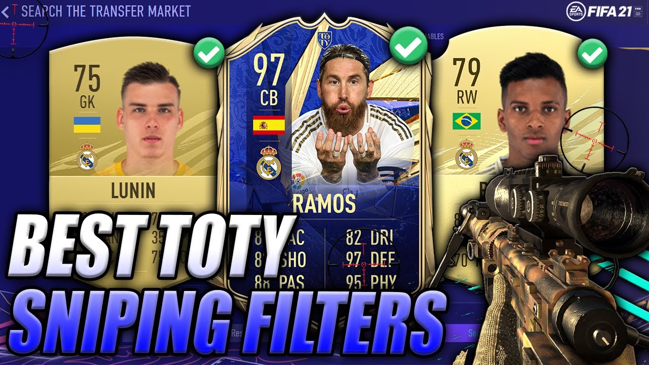 THE BEST TOTY SNIPING FILTERS!! INSANE FIFA 21 SNIPING FILTERS!! HOW TO MAKE 50K AN HOUR IN FIFA 21!