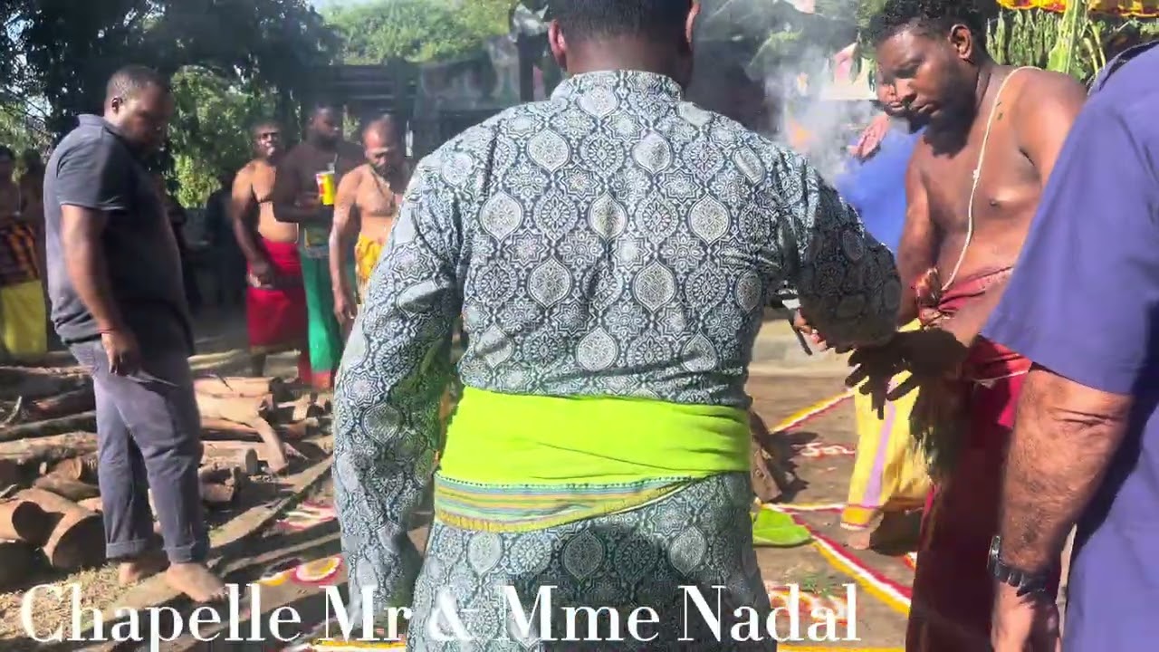 Allume do feu chapelle Mme & Mr NADAL dimanche 8 mars 2026 #abonnetoi #tradition #iledelareunion 