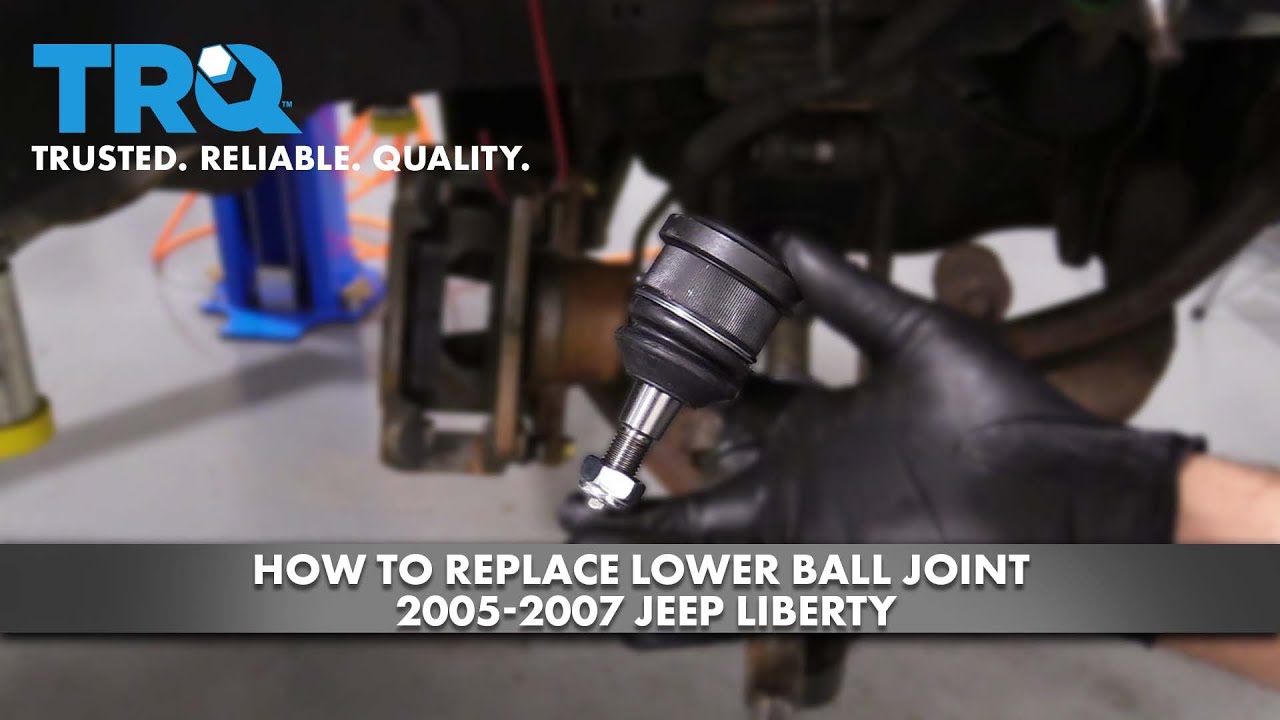 Как заменить нижний шаровой шарнир на Jeep Liberty 2005-2007 годов
