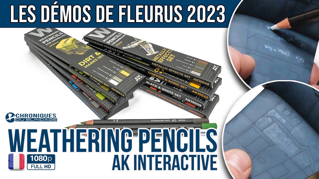 👨🏼‍🎨[DEMO] Les Weathering Pencils de AK par Eldiablo