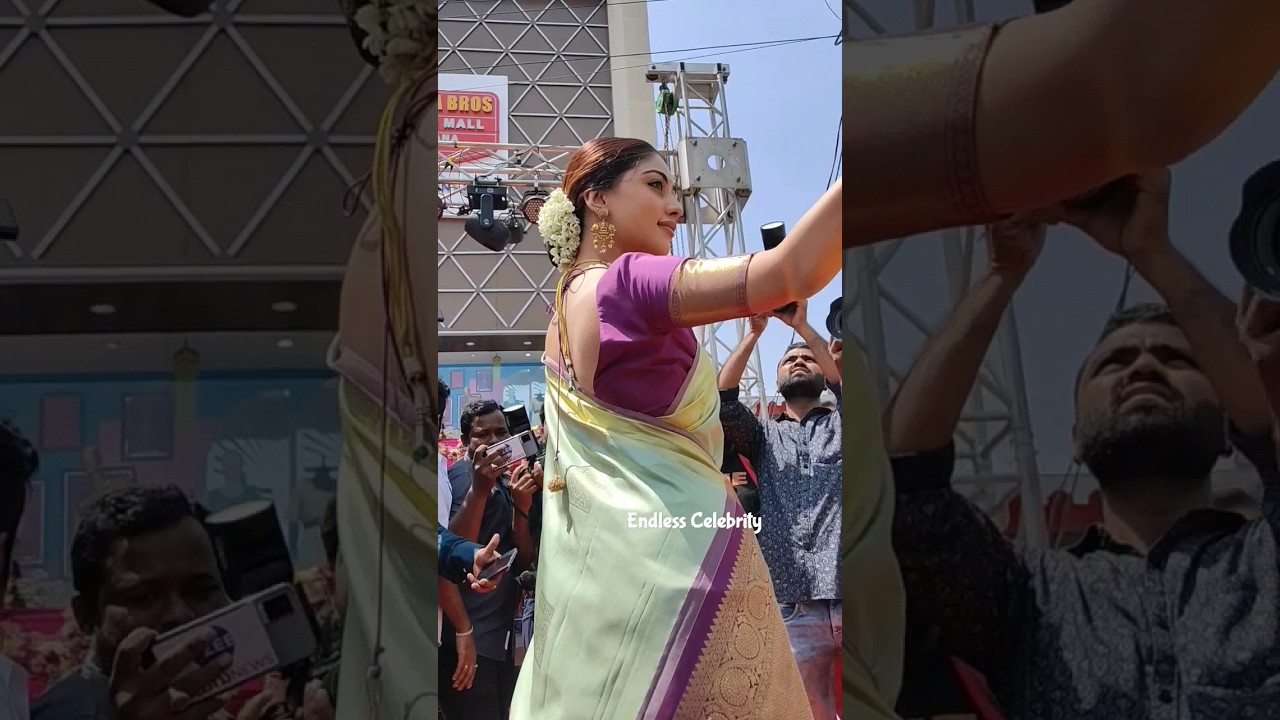 Actress Anu Emmanuel Taking Video With Fans #anuemanuel #youtubeshorts #trendingshorts #viralvideo