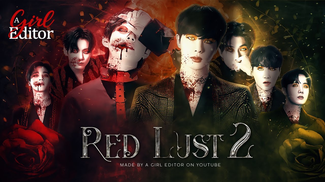 Red Lust 2 || A BTS (Vminkook) Vampire AU Trailer [HD] ft. Hyung line