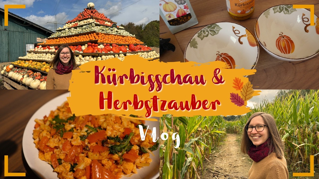 Kürbisschau, Herbstdeko, gemütlicher Sonntag 🍂 Cozy Herbst-Vlog September 2025