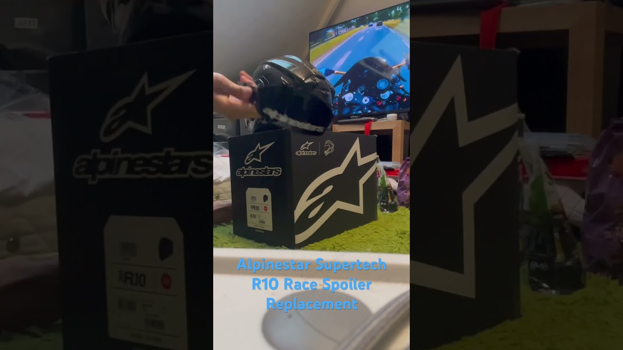 Alpinestrar supertech R10 race spoiler replacement