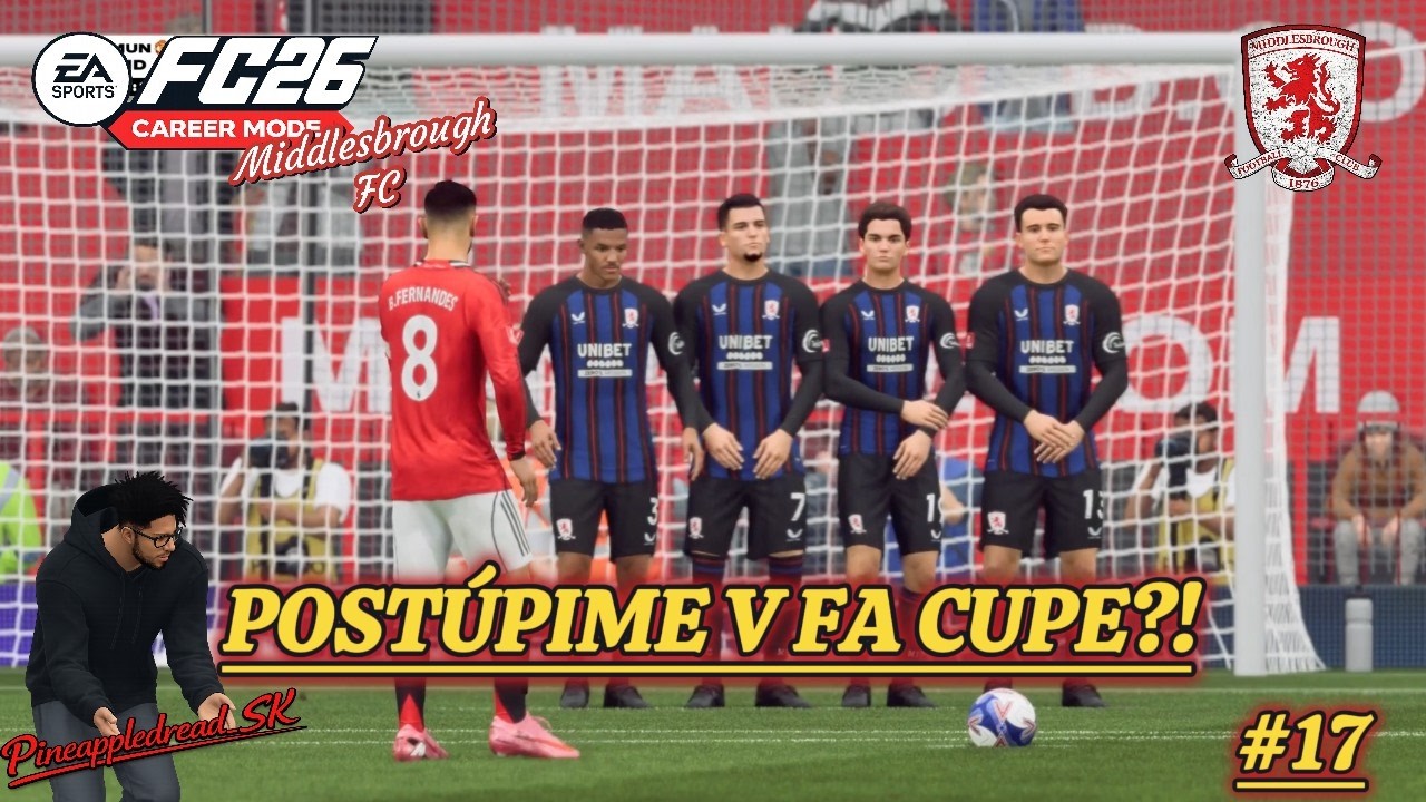 PRESTRELKA v FA CUPE proti Man. United! EA FC26 Kariéra trénera S02E12 #eafc #eafc26 #careermode