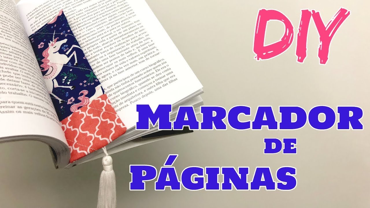 DIY Marcador de livro / página - PASSO A PASSO
