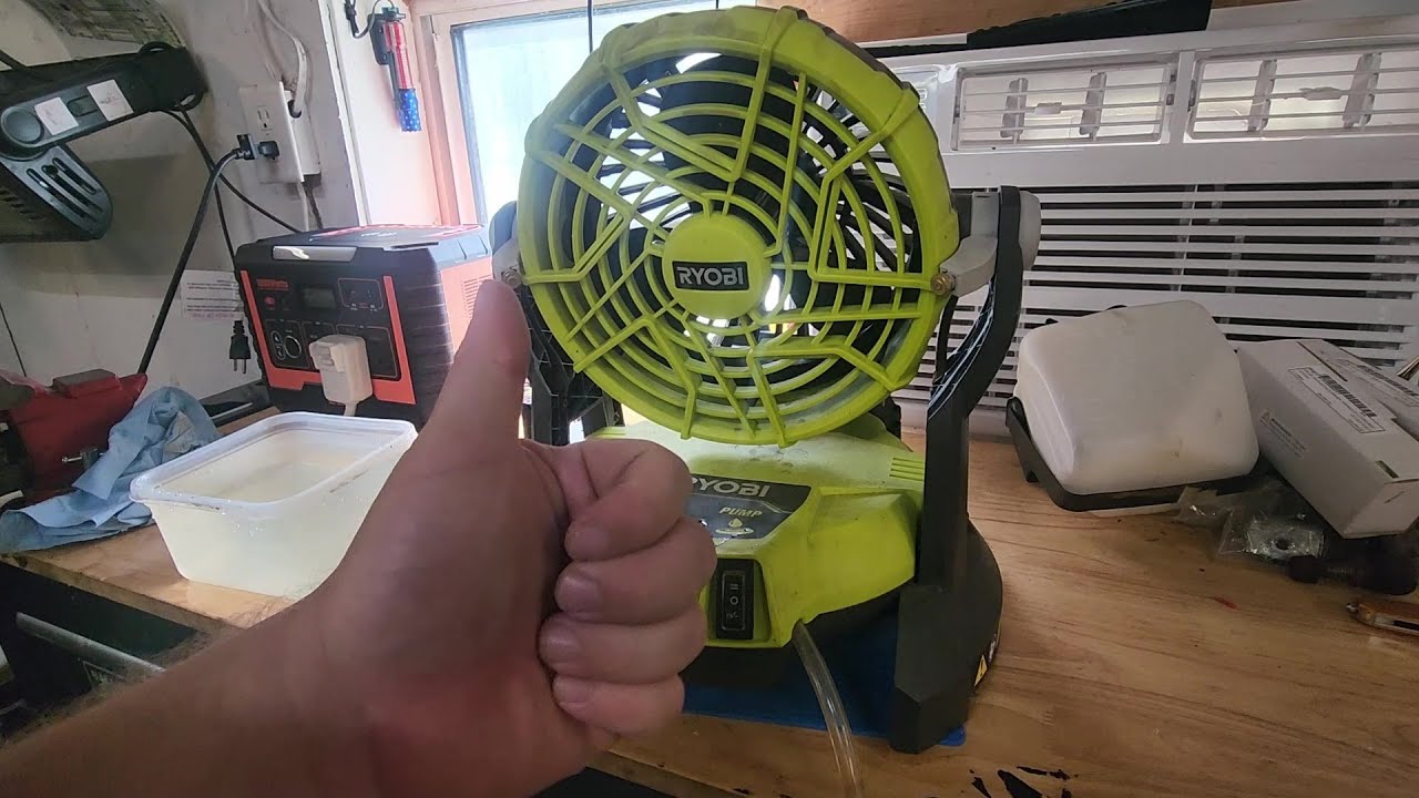 Can We Fix This Ryobi Misting Fan?