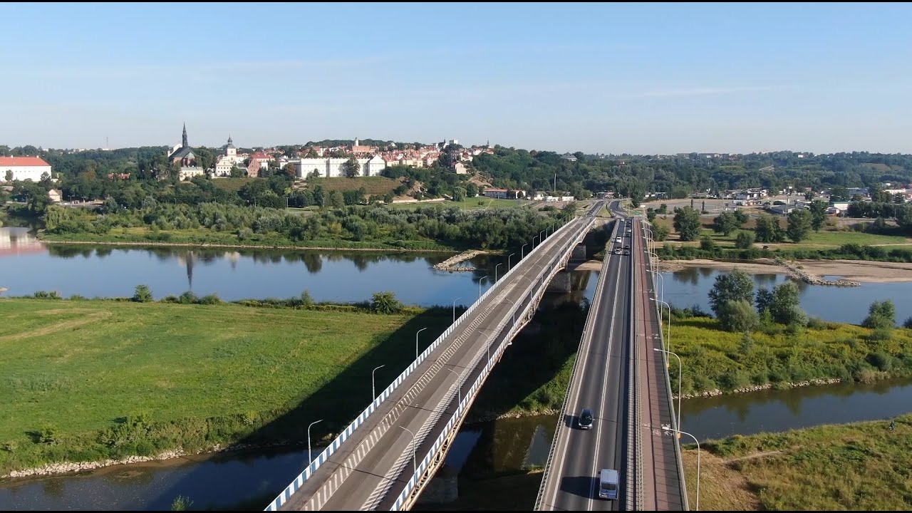 Prawobrzeżny Sandomierz okiem drona