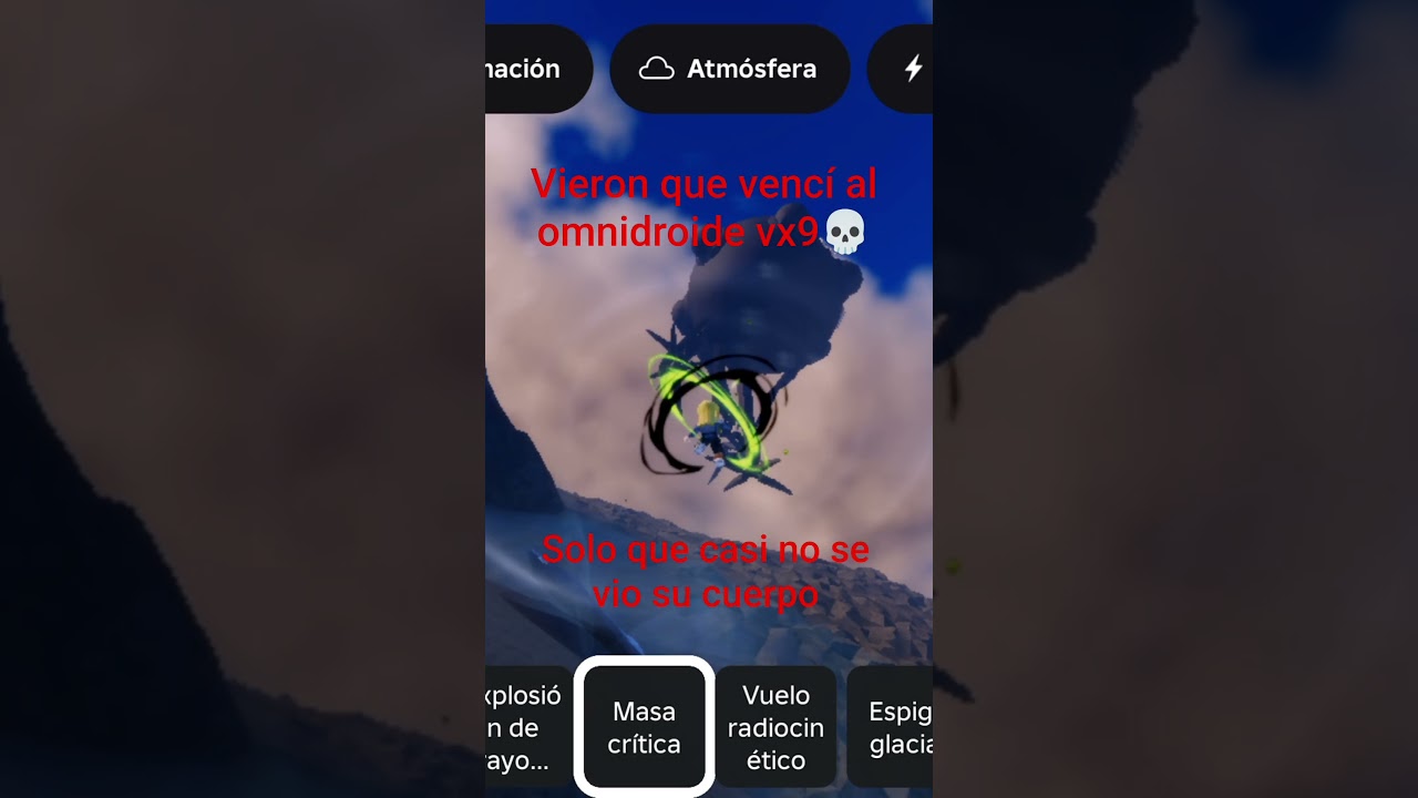 oh yea vencí al omnidroide vx9!
