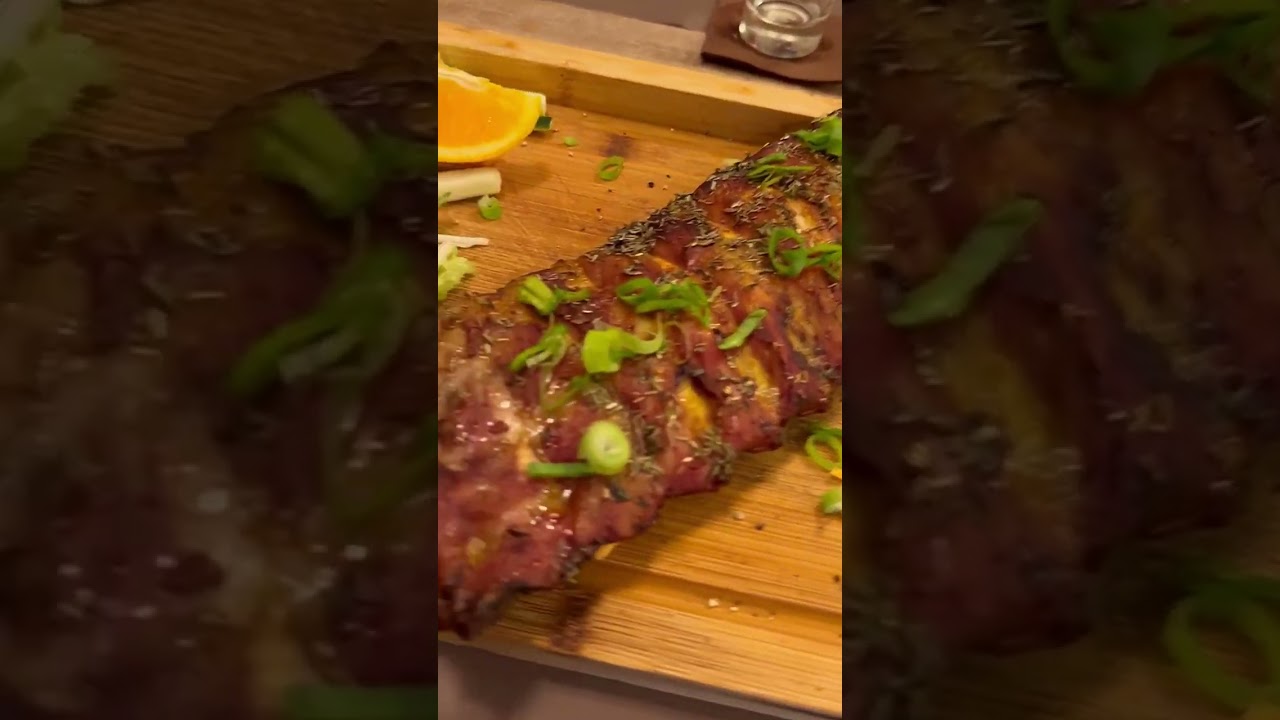 Ribs with honey and cumin.🍯🥓