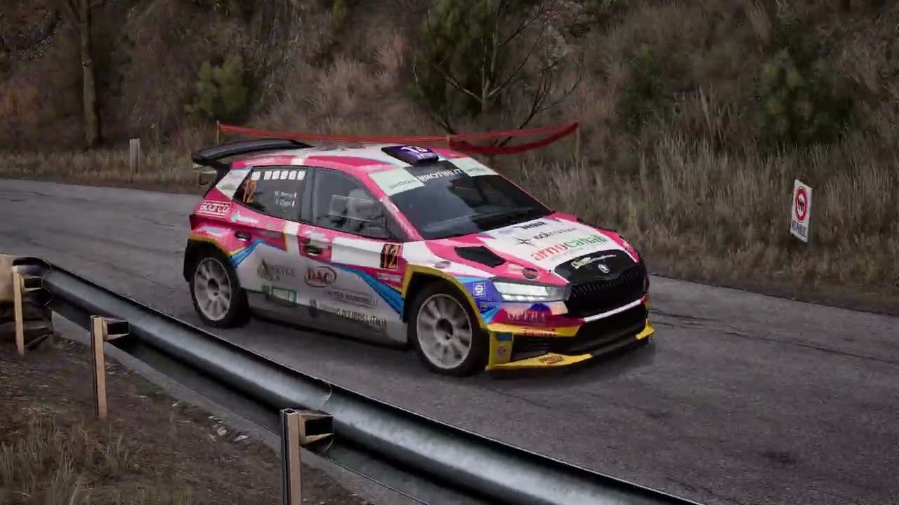 Col de turini Assetto corsa Rally Skoda Fabia Rally 2