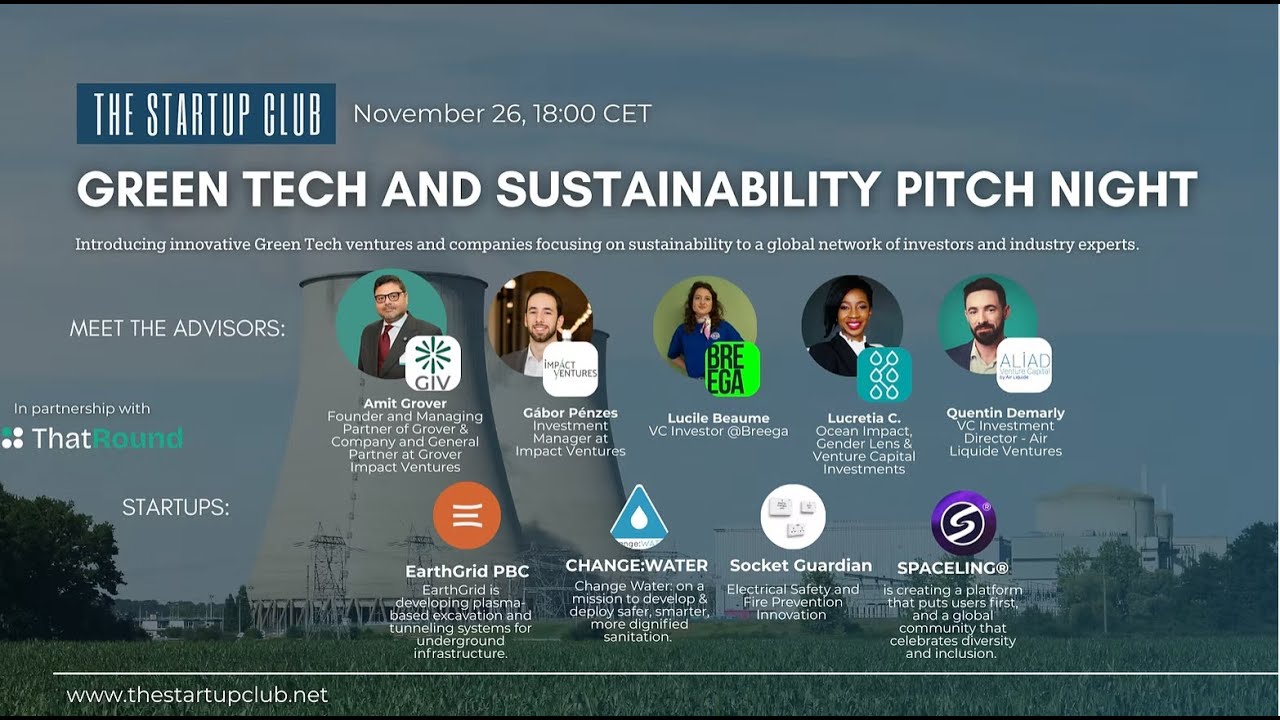 Green Tech and Sustainability Pitch Night