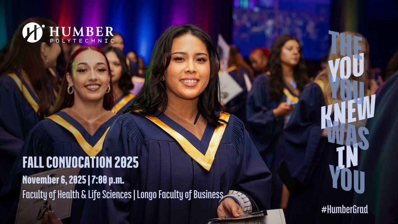 #HumberGrad Fall 2025 | Ceremony 3 of 5 | November 6  at 7 p.m.