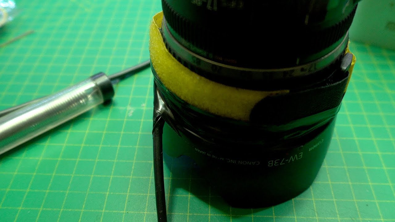 How to make DIY lens heater for astrophotography - dew preventer