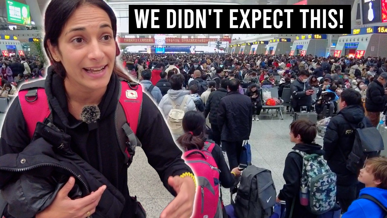 Train travel in China - What it really looks like (with 3 kids!) 🇨🇳