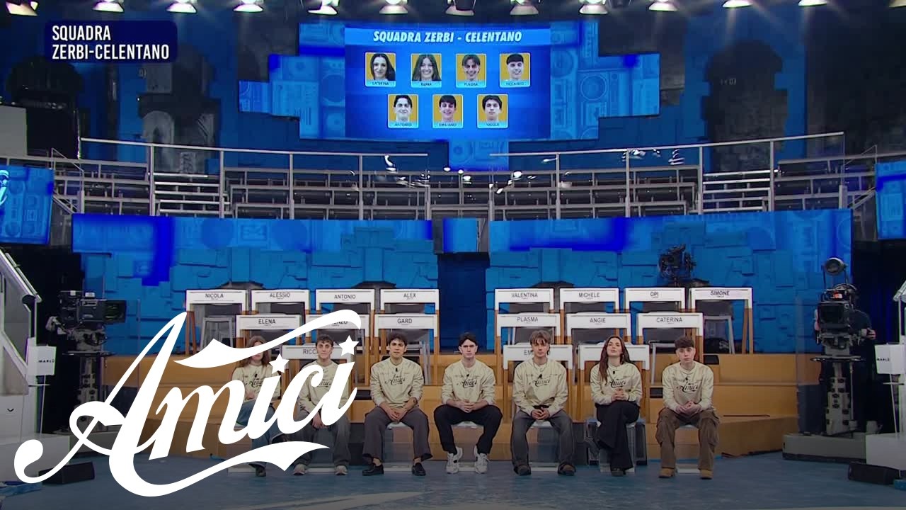 Amici 25 - La squadra Zerbi-Celentano
