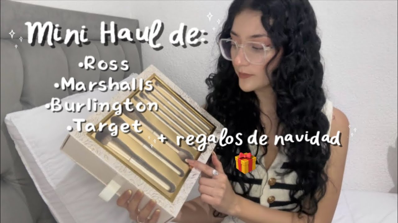 MINI HAUL DE ROSS, MARSHALLS,BURLINGTON, TARGET + REGALOS DE NAVIDAD 🎁