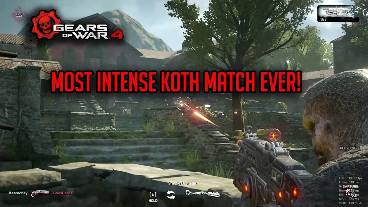 The Most Intense KOTH Match Ever! | Gears Of War 4 PC Gameplay!