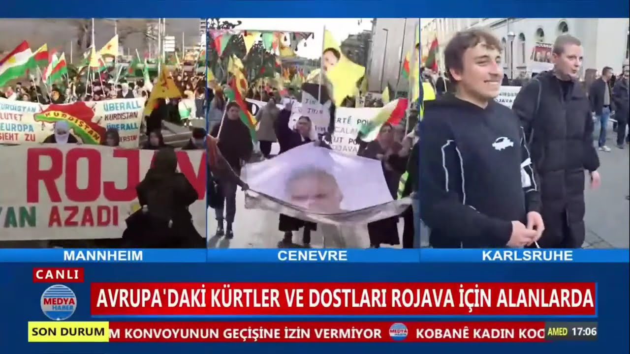 CANLI - KÜRT HALKI AVRUPA'DA SOKAĞA İNDİ ! LIVE- KURDS PROTESTING ALL AROUND EUROPE -