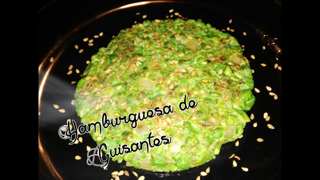 HAMBURGUESAS DE GUISANTES