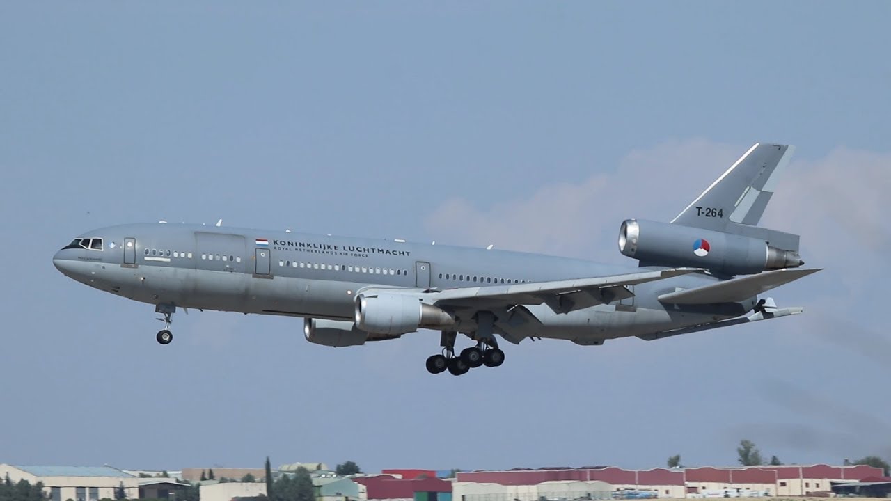 DC10 KC10 Torrej&oacute;n Air Base [HD SOUND]