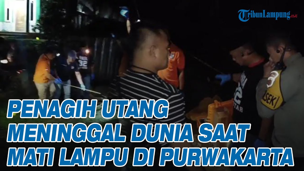 Penagih Utang Meninggal Dunia Saat Mati Lampu di Purwakarta