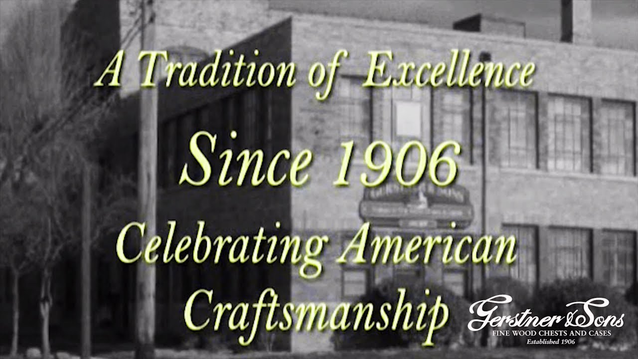 H. Gerstner & Sons - Wooden Tool Chest Factory Tour