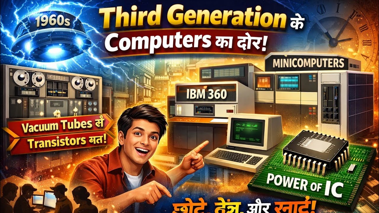 “Third Generation Computer: Integrated Circuit तकनीक और तेज गति का विकास”