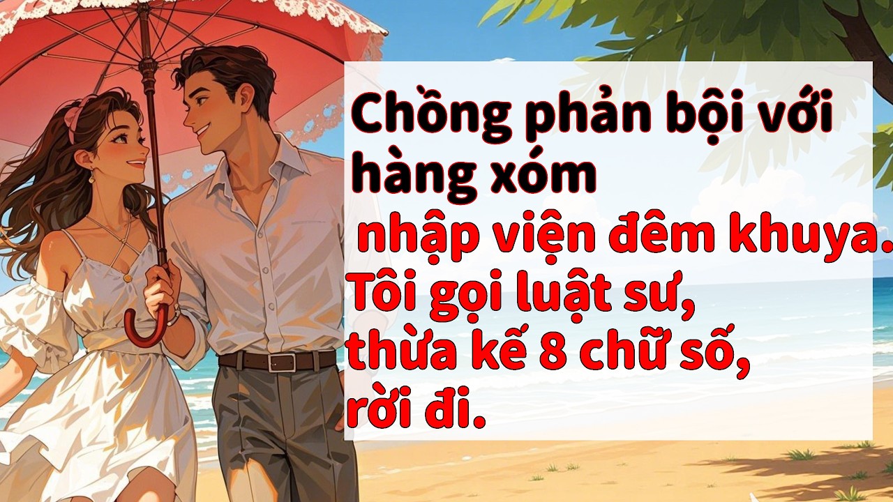 Chồng phản bội với hàng xóm, nhập viện đêm khuya. Tôi gọi luật sư, thừa kế 8 chữ số, rời đi.