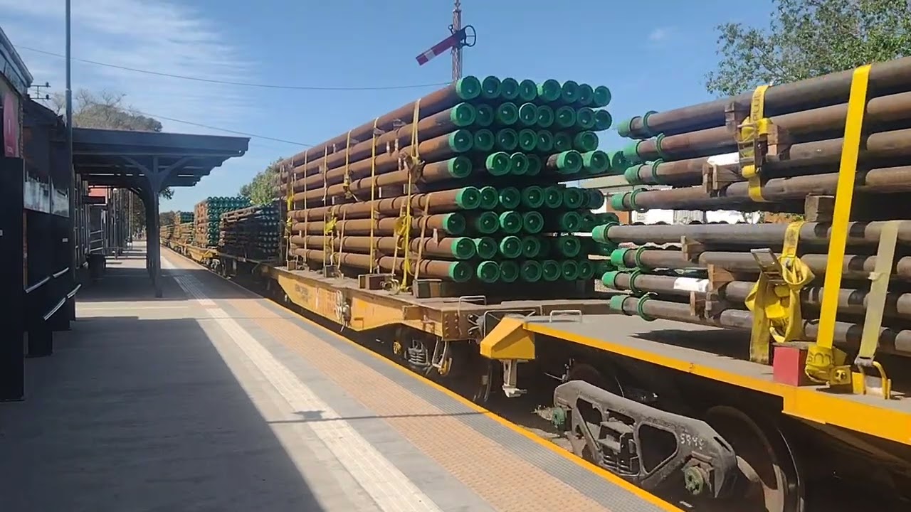 Ferroexpreso Pampeano/9082: Con Los Caños Tuving Rumbo a Tenaris Senillosa...