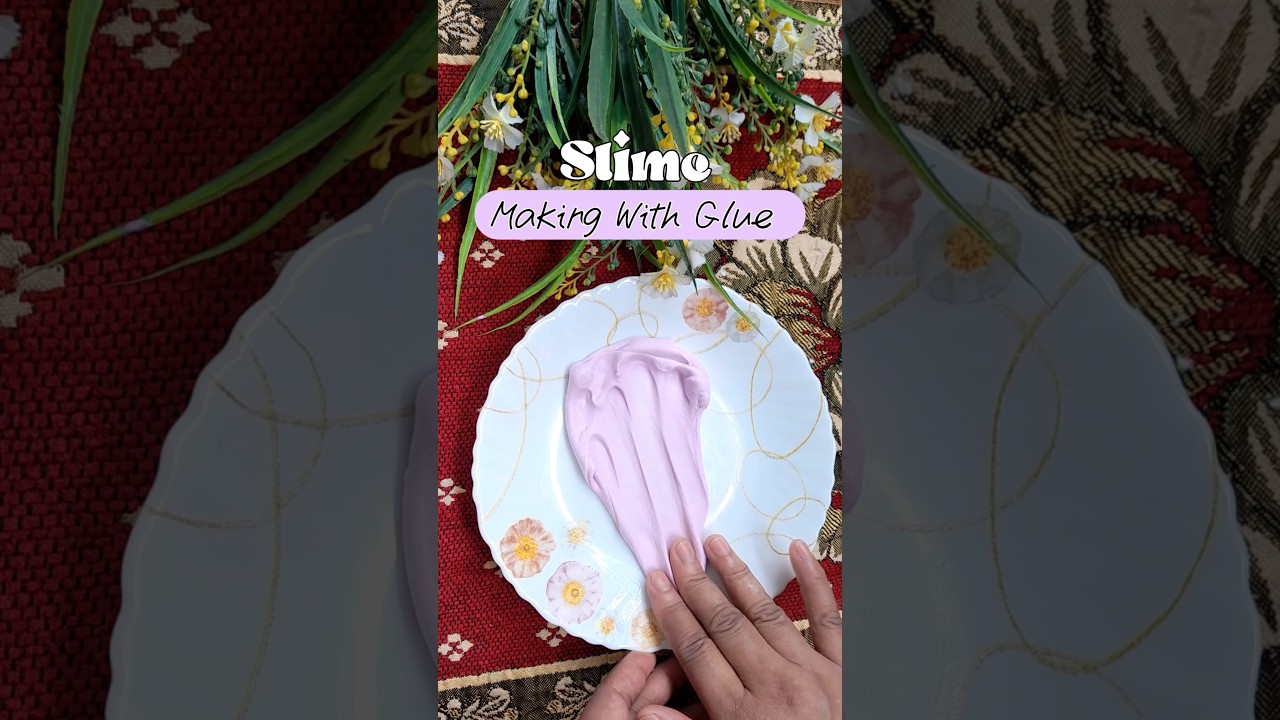 Slime Making With Glue || How To Make Slime At Home 🏡 