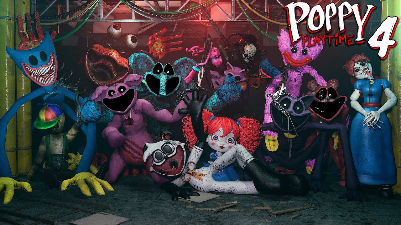 Poppy Playtime: Chapter 4 - ALL NEW BOSSES + ENDING (FULL GAMEPLAY)