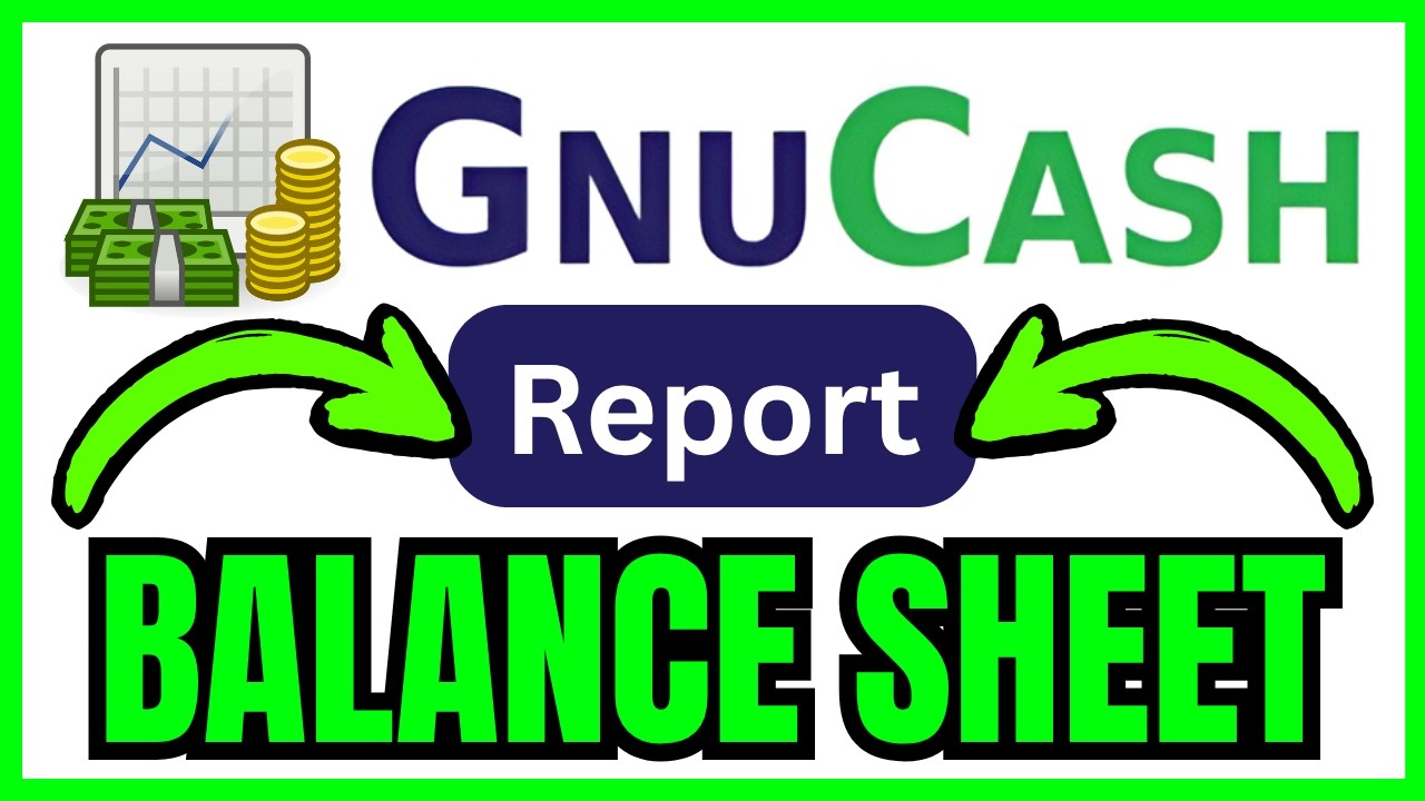 Как создать балансовый отчет в GnuCash (быстро и легко) 2026