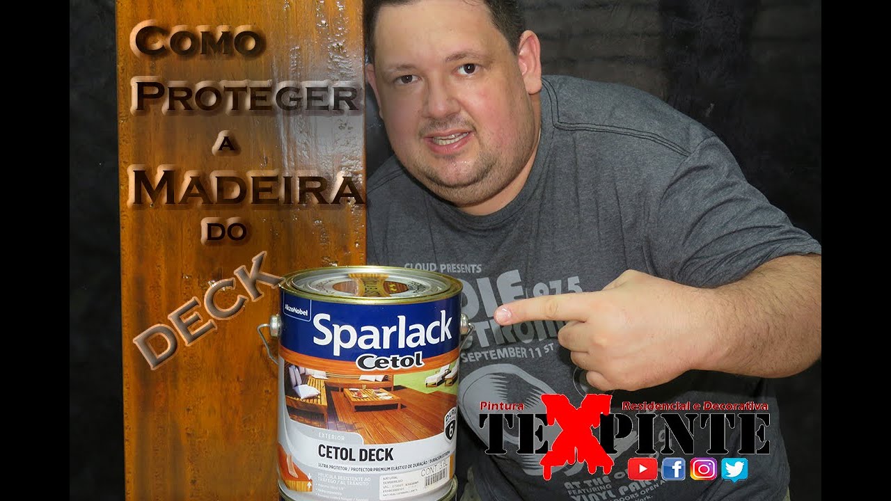 Deck de Madeira, como pintar? - Explicação completa com a Texpinte
