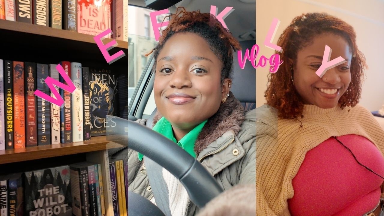 WEEKLY VLOG | work ⌨️, Olay shoot 🤳🏾, book bar reunion 📚