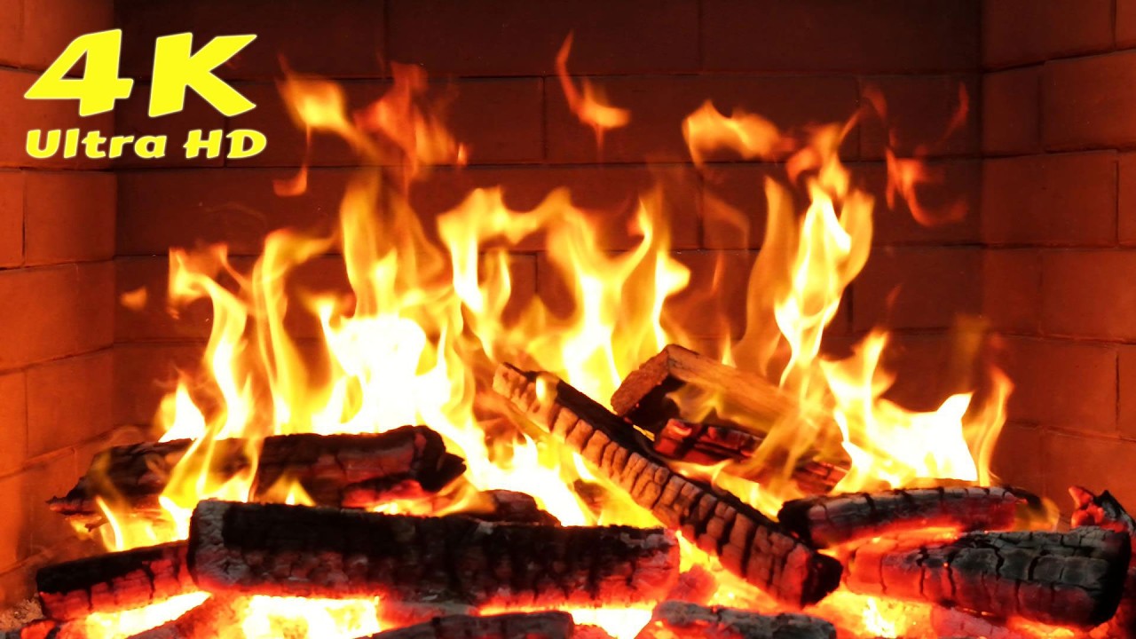 🔥 Calm and cozy fireplace atmosphere Forest cabin with fireplace. Fireplace sounds sleeping 12 hour
