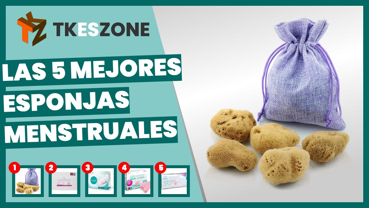 Las 5 mejores esponjas menstruales
