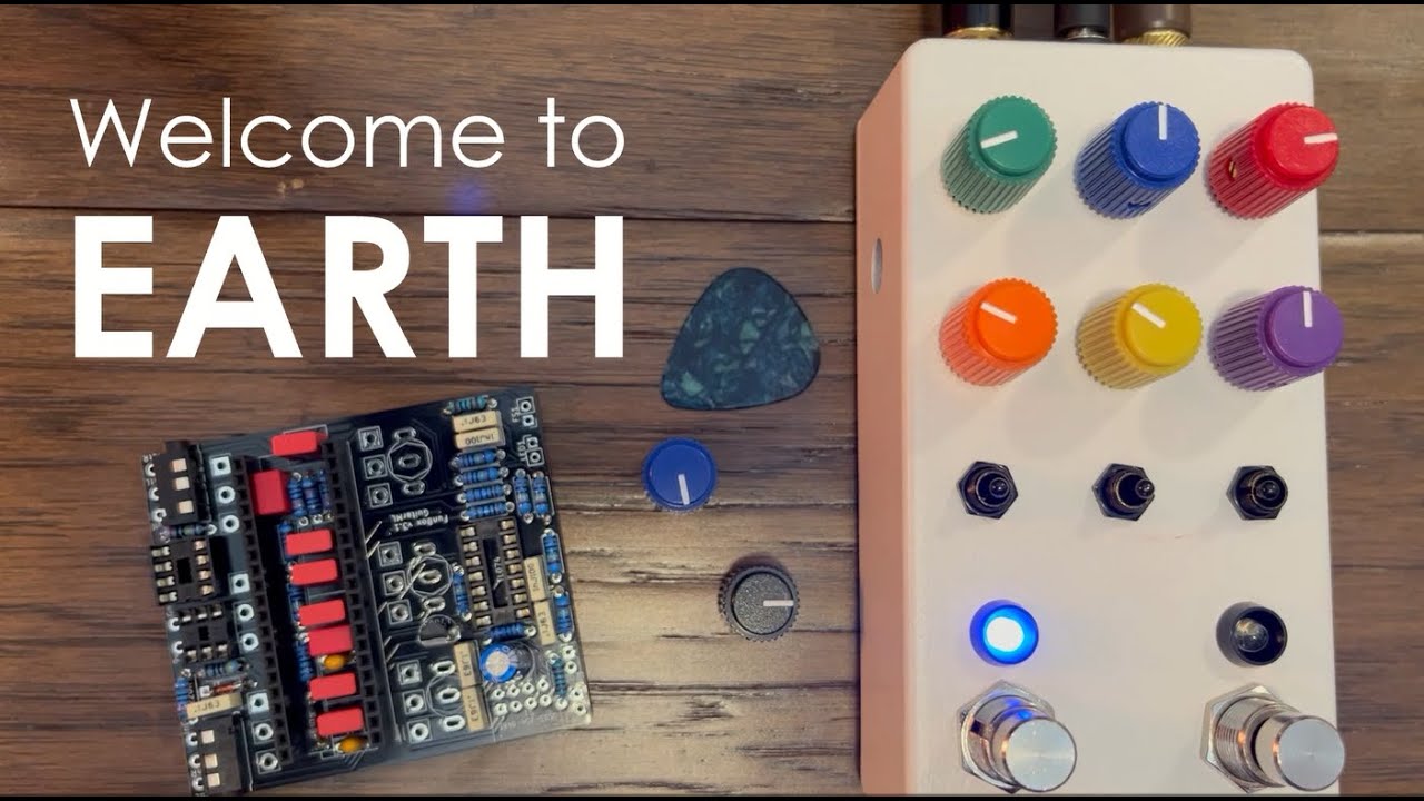 Earth - Digital Plate Reverb and Octave Effect for Funbox