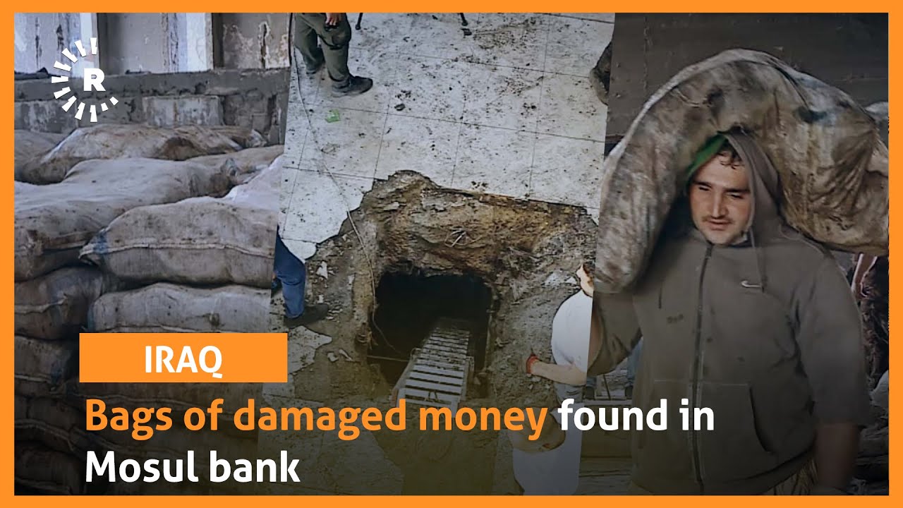 Bags of damaged money found in Mosul bank