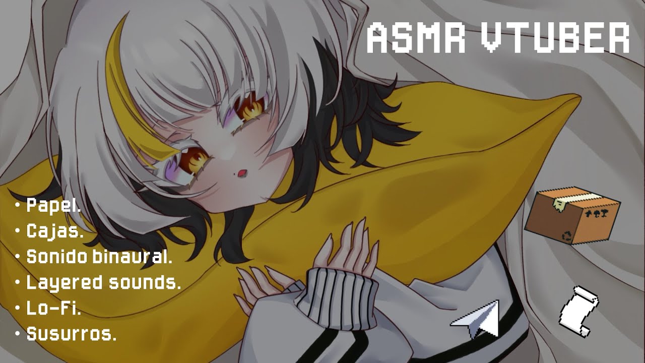 VTUBER ASMR │Probando triggers para hacerte dormir! (Tapping, mouth sounds, susurros, etc)