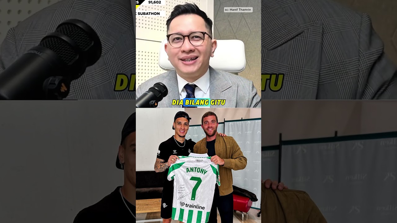 Antony resmi ke Real Betis  #hanifthamrin#manchesterunited#premierleague#shorts