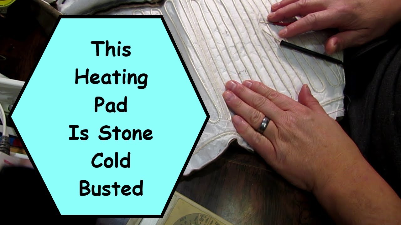 Why did  this heating pad Fail? Sunbeam Heating Pad Fault Light on.  No Heat. But Why?