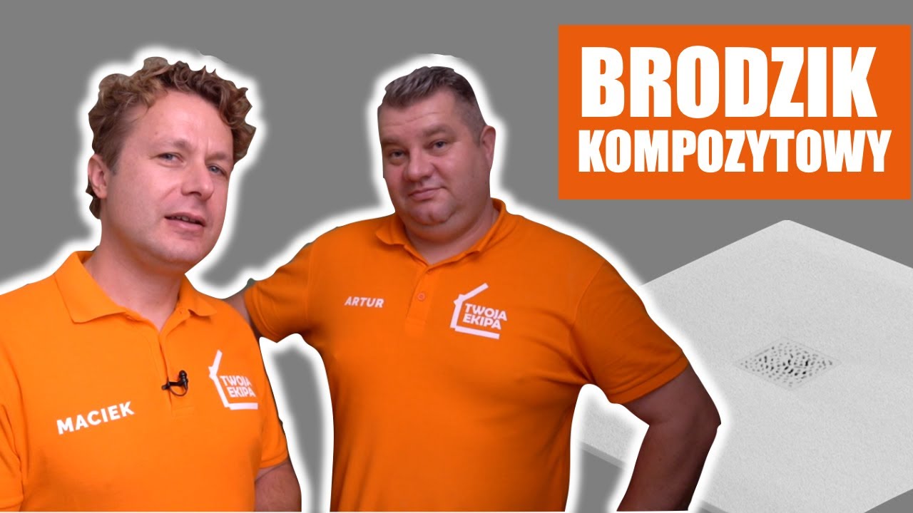 Brodzik kompozytowy - docięcie i montaż w niewymiarowym miejscu.