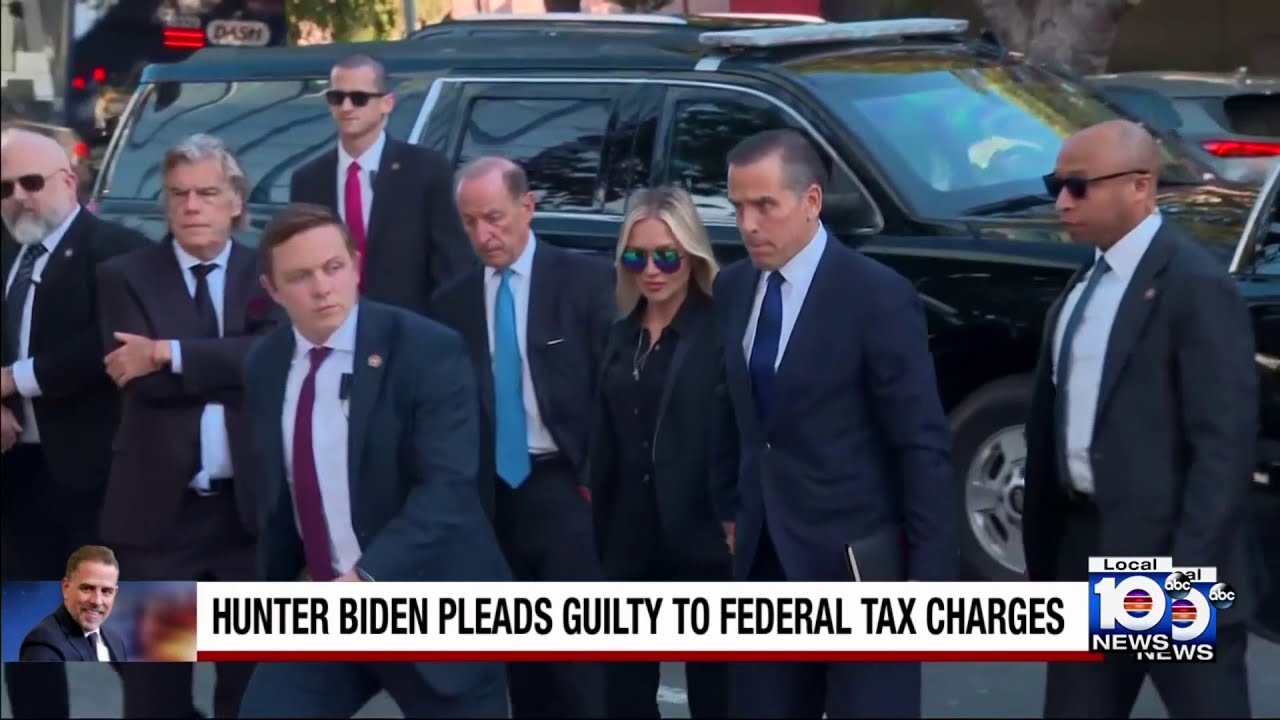 Hunter Biden pleads guilty to federal tax charges