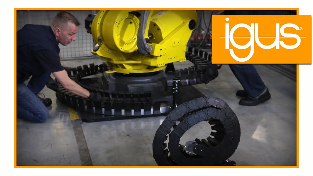 Kabelmontage am Roboter - twisterchain® DE