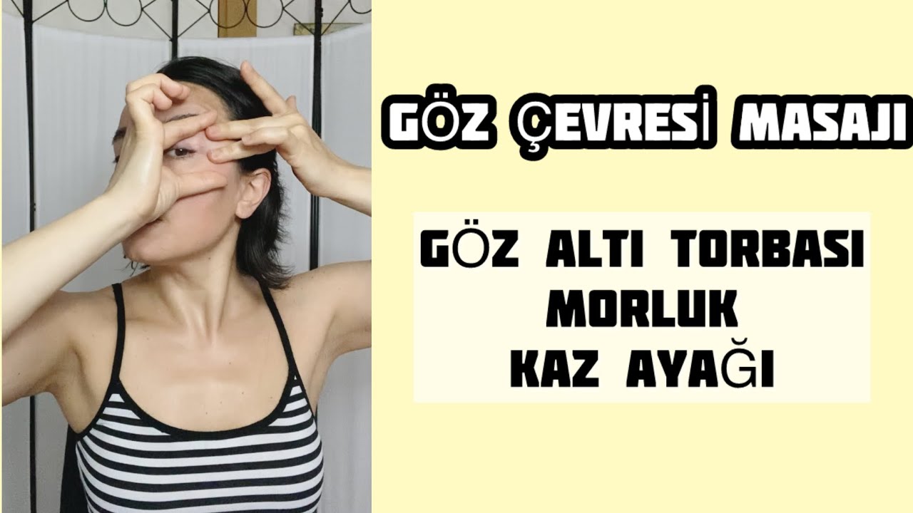 GÖZ ALTI TORBASI&MORLUK VE KAZ AYAĞI MASAJI #yüzyogası #yüzmasajı