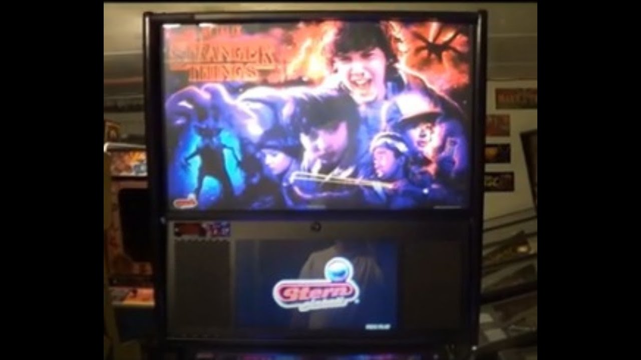 STRANGER THINGS PREMINUM PINBALL MACHINE BY STERN - 2019