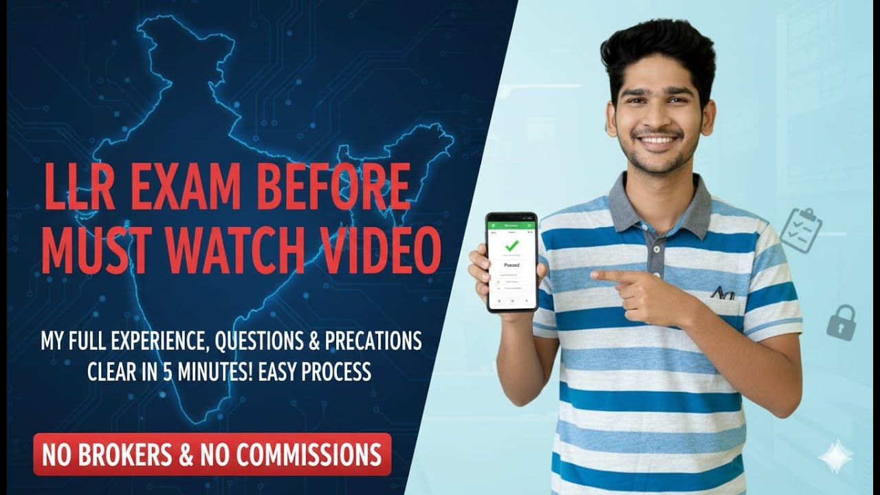 LLR Exam Online 2025 🔥| How I Cleared Learning Licence Test in 5 Minutes | Full Experience in Telugu